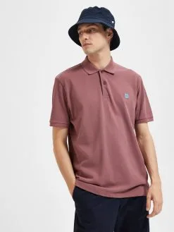 Selected Homme Polos Shirt Dante Heren Donkerroze -Selected Homme Groot Warenhuis 3f25d1cd274bc0dcac5a2bf9a924c040