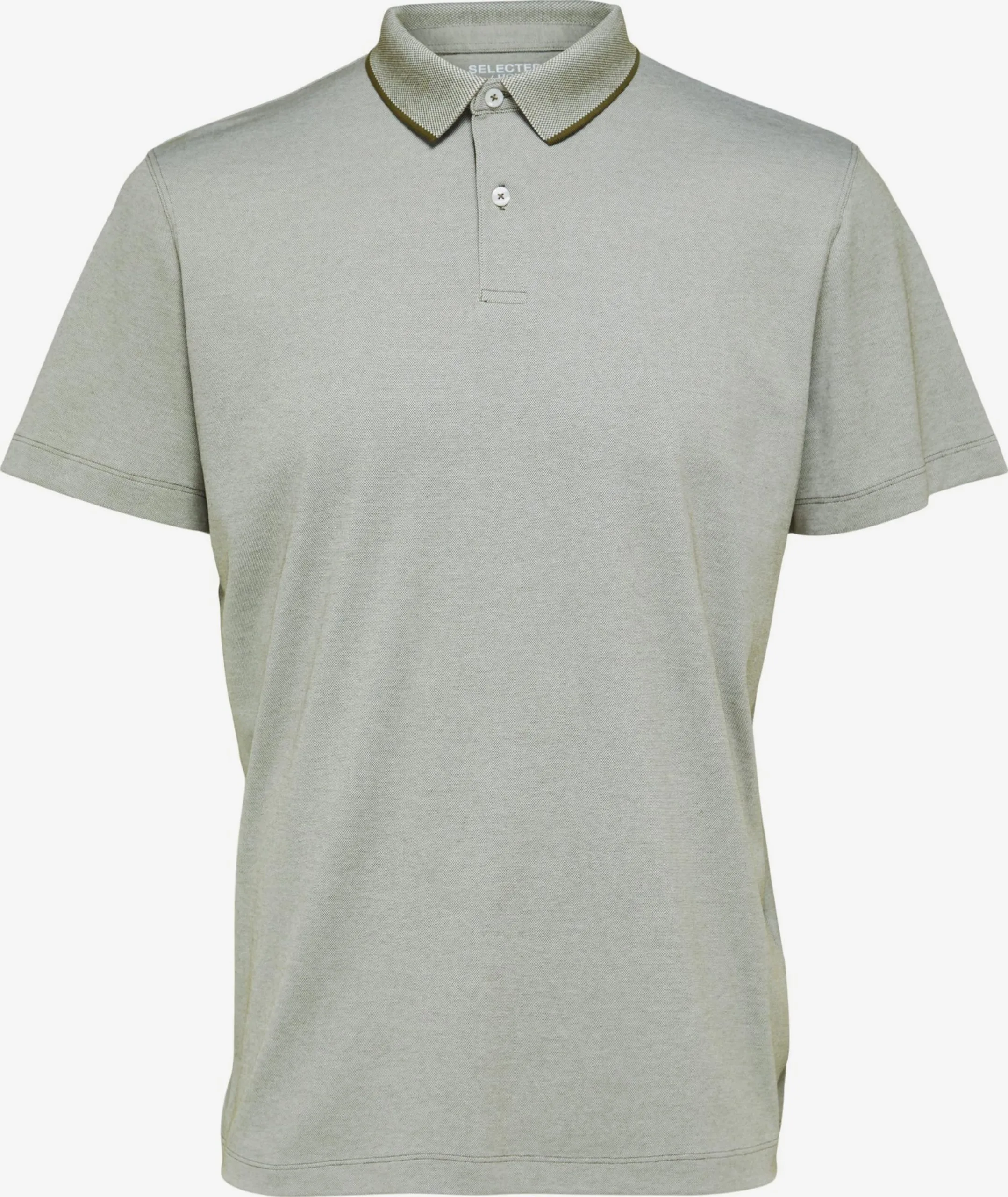 Selected Homme Polos Shirt Leroy Heren Kaki 3 Selected Homme Polos Shirt Leroy Heren Kaki