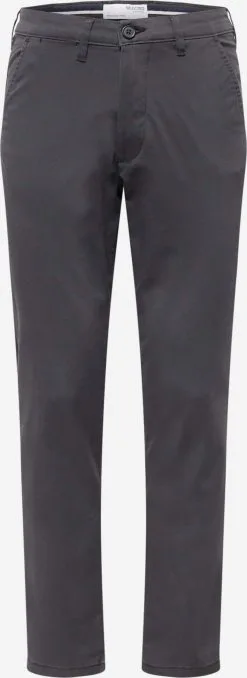 Selected Homme Chinos Slimfit Chino Miles Heren Zwart