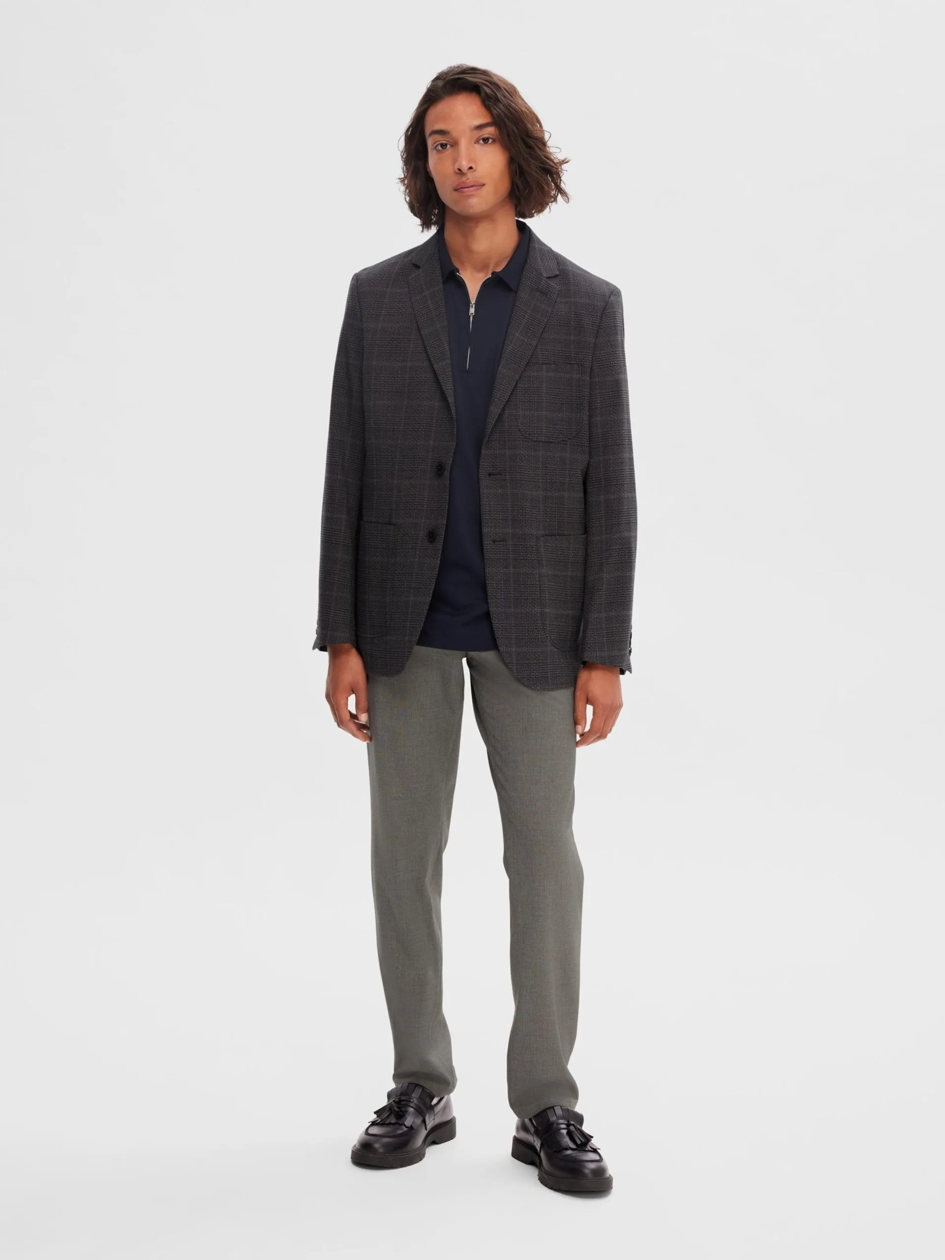 Selected Homme Blazers Regular Fit Colbert Heren Chocoladebruin 6 Selected Homme Blazers Regular Fit Colbert Heren Chocoladebruin - Afbeelding 4