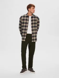 Selected Homme Chinos Tapered Chino Heren Groen -Selected Homme Groot Warenhuis 4160e2585d7254348b610116be6acaa4