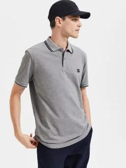 Selected Homme Polos Shirt Dante Heren Grijs Gemêleerd 12 Selected Homme Polos Shirt Dante Heren Grijs Gemêleerd -Selected Homme Groot Warenhuis 43846725eed40e321023e0158f70cb12