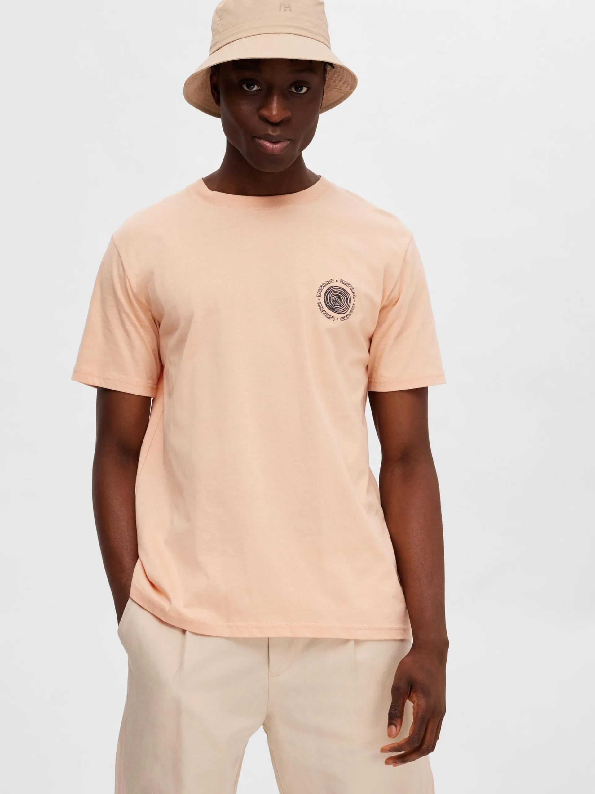 Selected Homme T-shirts Shirt Heren Rosa 7 Selected Homme T-shirts Shirt Heren Rosa - Afbeelding 5