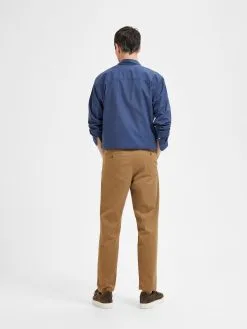 Selected Homme Chinos Regular Chino Heren Donkerbeige -Selected Homme Groot Warenhuis 446664277da75e30257fdafbf74d5516