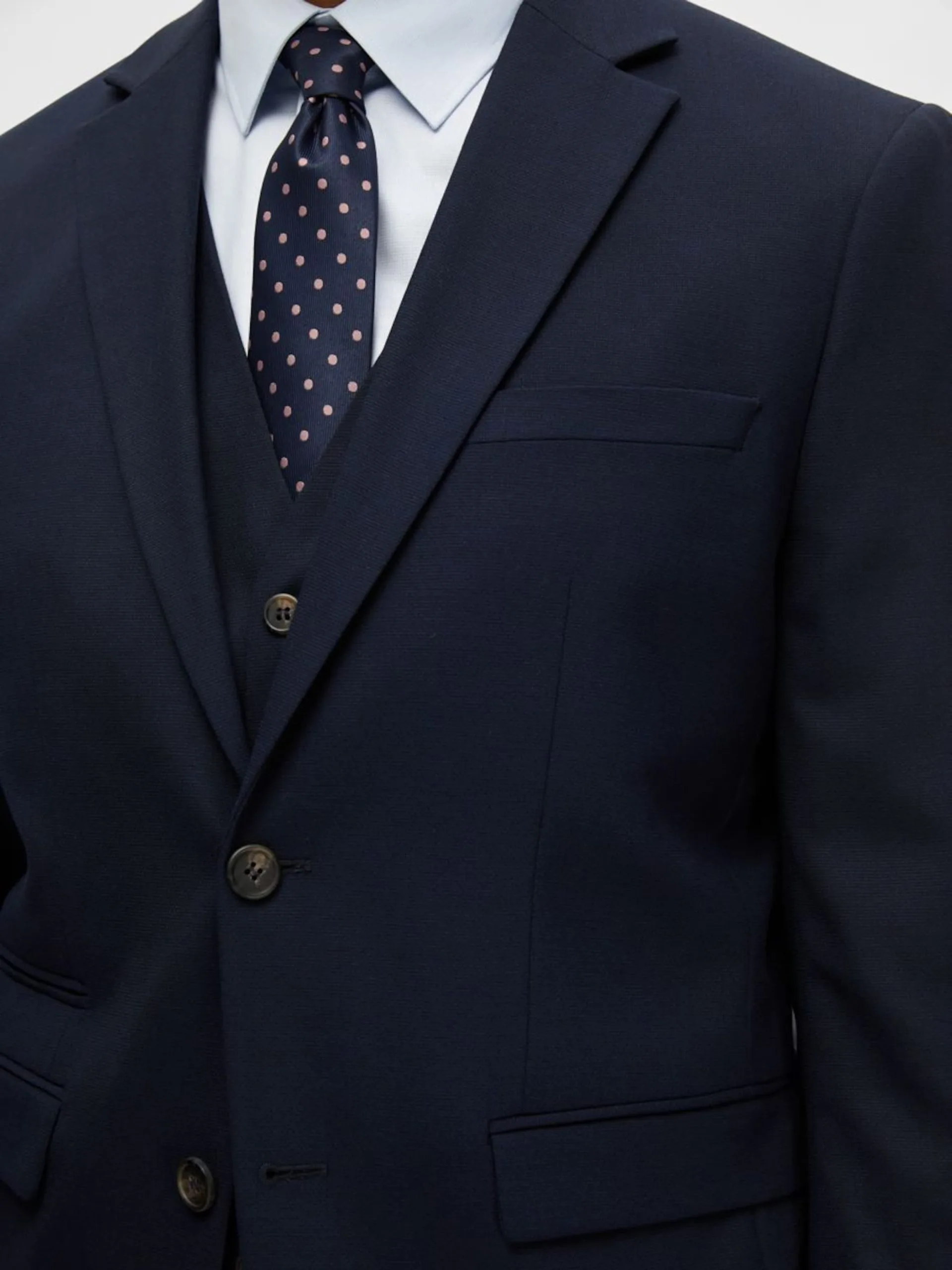 Selected Homme Blazers Slim Fit Colbert Heren Donkerblauw 7 Selected Homme Blazers Slim Fit Colbert Heren Donkerblauw - Afbeelding 5