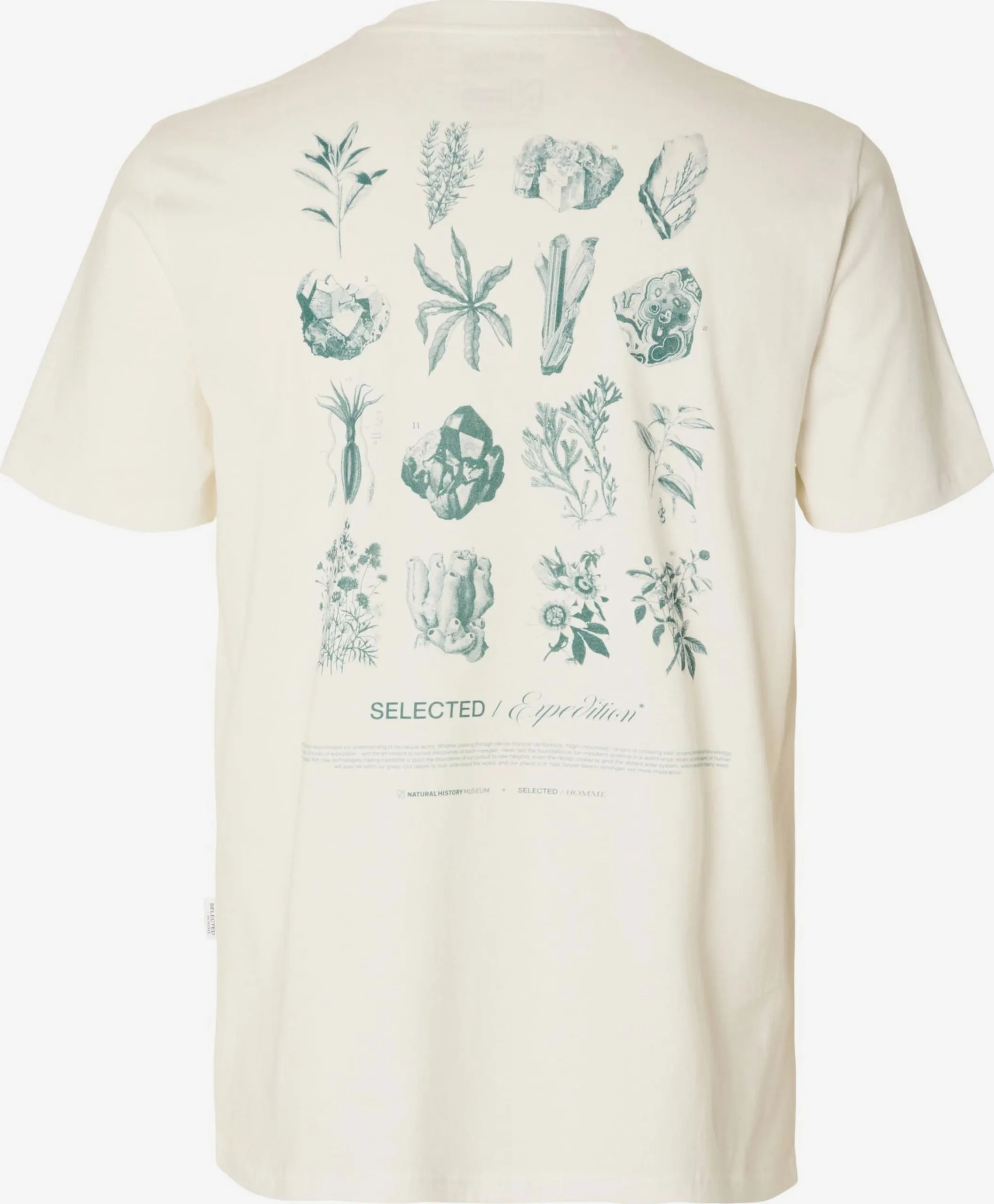 Selected Homme T-shirts Shirt Heren Wolwit 4 Selected Homme T-shirts Shirt Heren Wolwit - Afbeelding 2