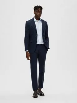 Selected Homme Pantalons Slimfit Pantalon Elon Heren Navy -Selected Homme Groot Warenhuis 46752af36a9fe10c0079dbee3397291c
