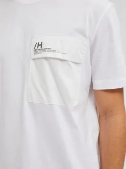 Selected Homme T-shirts Shirt Goia Heren Natuurwit -Selected Homme Groot Warenhuis 47bf56ab9de740bd1674b0d5df346907