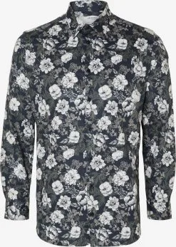 Selected Homme Casual Overhemden Regular Fit Overhemd Ethan Heren Navy