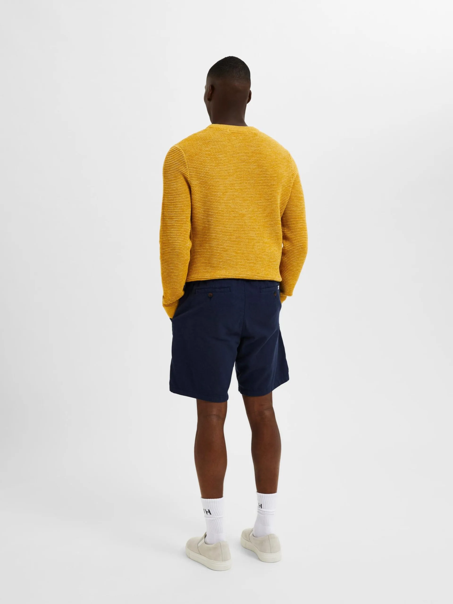 Selected Homme Shorts Regular Broek Brody Heren Navy 5 Selected Homme Shorts Regular Broek Brody Heren Navy - Afbeelding 3