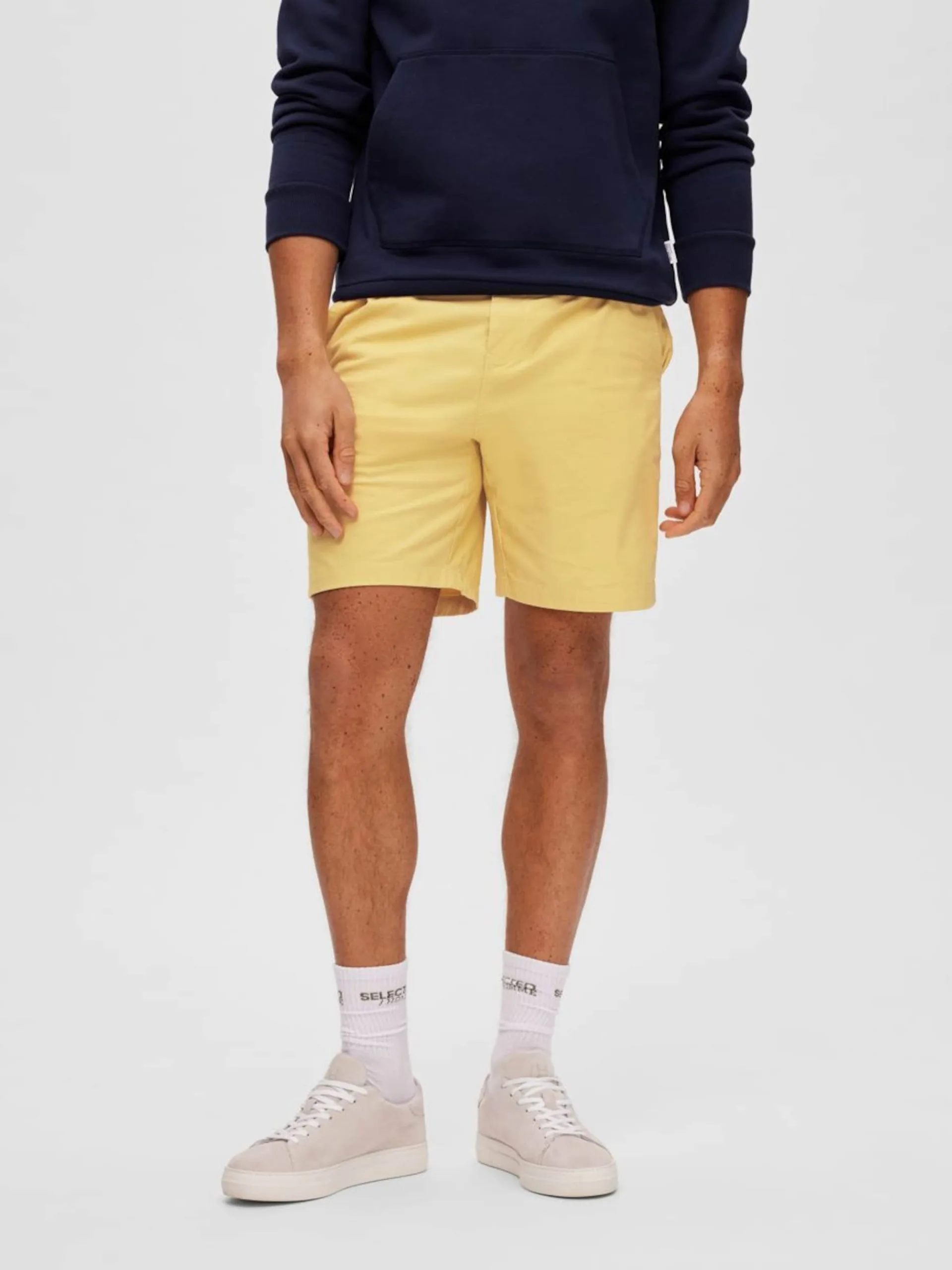 Selected Homme Chino Shorts Regular Chino Heren Geel 3 Selected Homme Chino Shorts Regular Chino Heren Geel