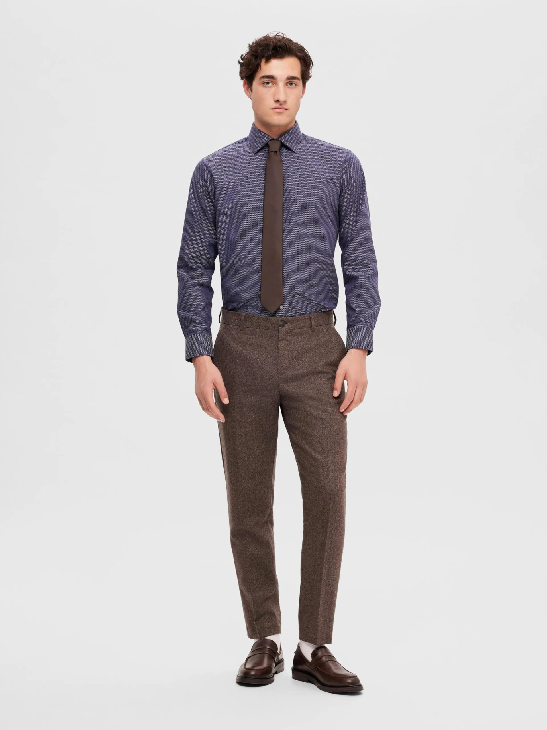 Selected Homme Casual Overhemden Regular Fit Overhemd DUKE Heren Navy 6 Selected Homme Casual Overhemden Regular Fit Overhemd DUKE Heren Navy - Afbeelding 4