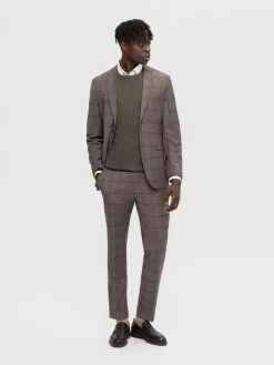 Selected Homme Chinos Slimfit Chino Heren Donkerbeige -Selected Homme Groot Warenhuis 4c450be09096351962c92fbf5a9df853