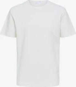 Selected Homme T-shirts Shirt Camp Heren Wit