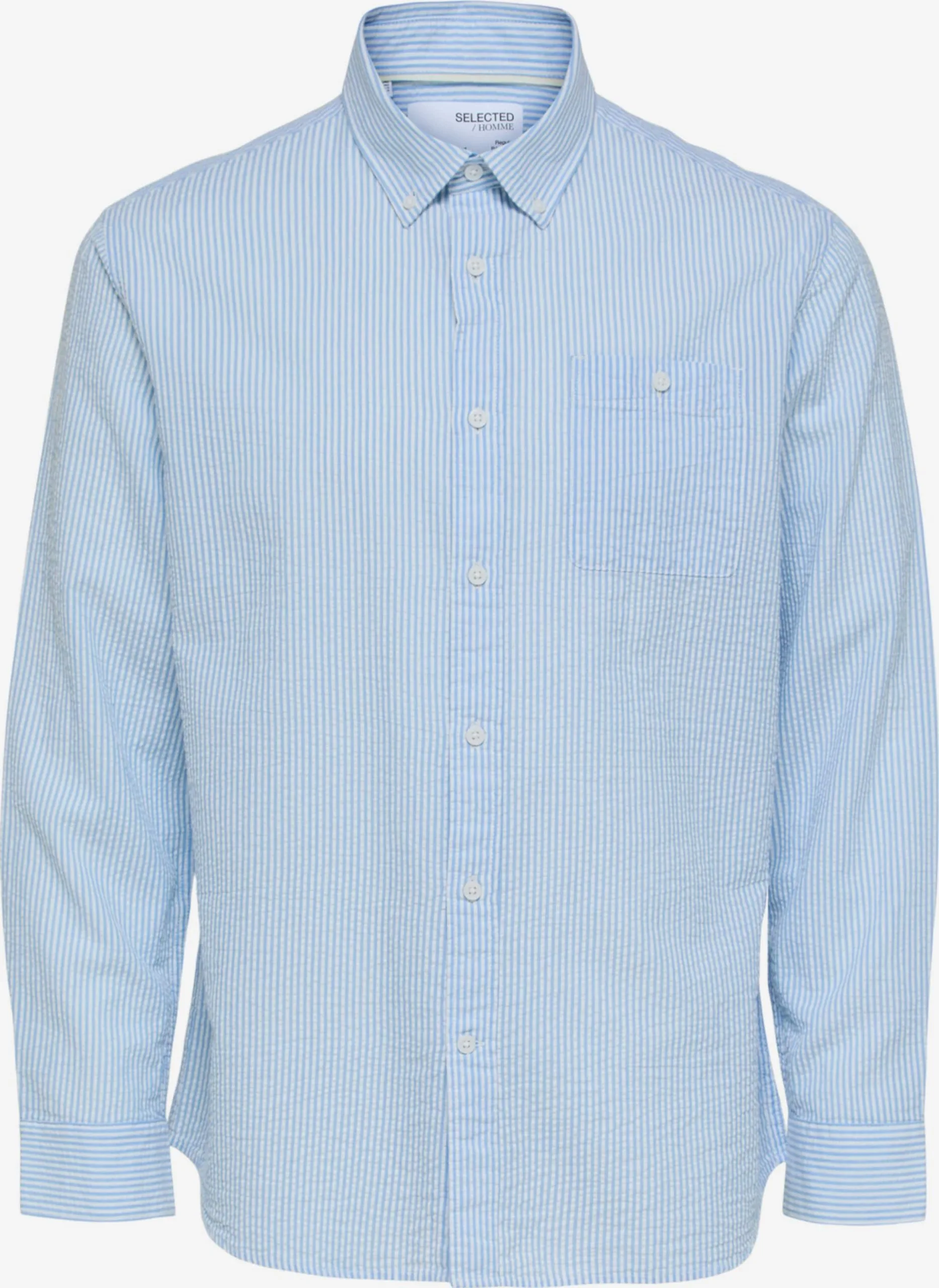 Selected Homme Casual Overhemden Regular Fit Overhemd Reil Heren Lichtblauw 3 Selected Homme Casual Overhemden Regular Fit Overhemd Reil Heren Lichtblauw