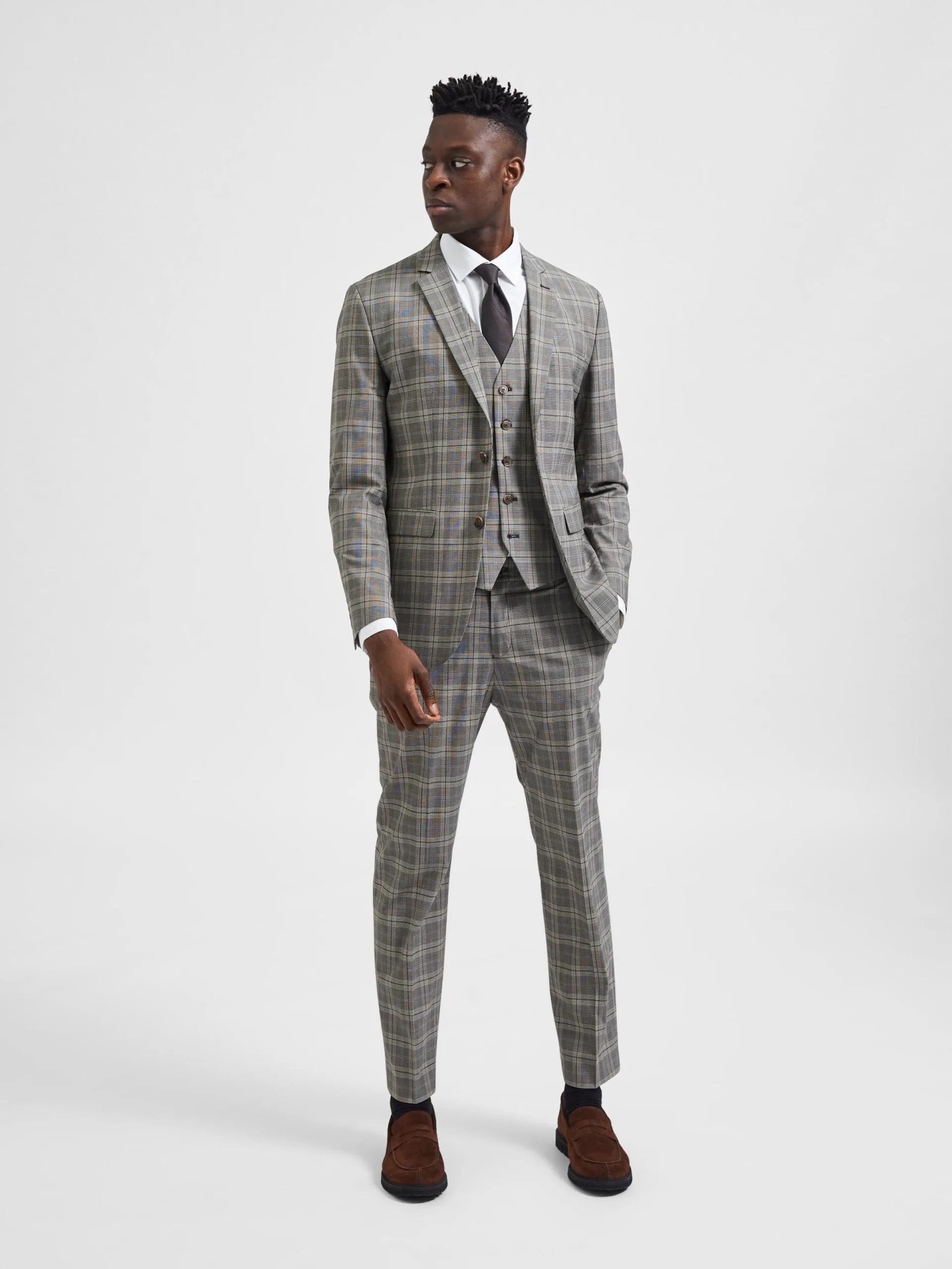 Selected Homme Blazers Regular Fit Colbert Logan Heren Donkerbruin 6 Selected Homme Blazers Regular Fit Colbert Logan Heren Donkerbruin - Afbeelding 4