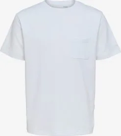 Selected Homme T-shirts Shirt Relax Soon Heren Offwhite