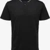 Selected Homme Polos Shirt Leroy Heren Zwart -Selected Homme Groot Warenhuis 4fd33612bed9b0651785b073cfea29c4