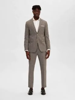 Selected Homme Blazers Regular Fit Colbert Oasis Heren Sand -Selected Homme Groot Warenhuis 50551b5c255c91ccbda1df41e857bc04