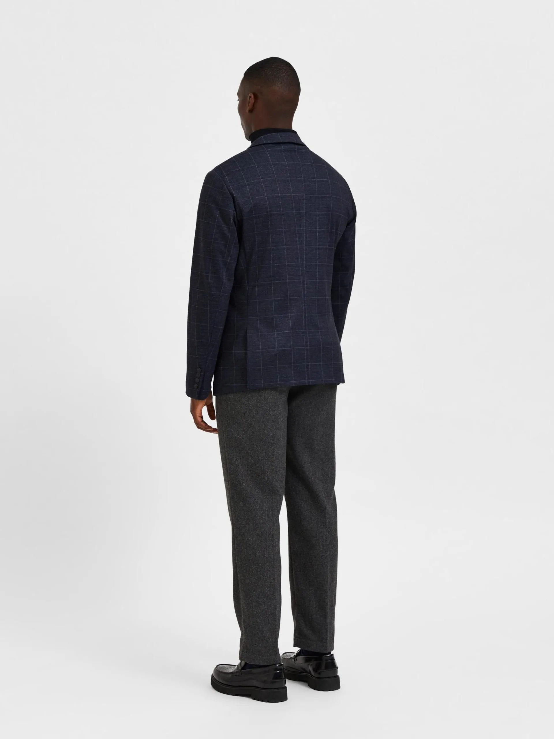 Selected Homme Blazers Slim Fit Colbert Reno Heren Navy 6 Selected Homme Blazers Slim Fit Colbert Reno Heren Navy - Afbeelding 4