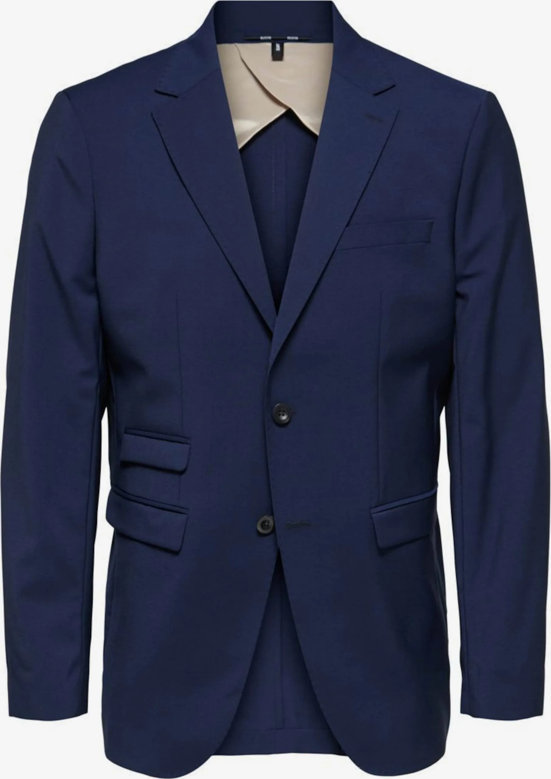Selected Homme Blazers Regular Fit Colbert Heren Blauw 3 Selected Homme Blazers Regular Fit Colbert Heren Blauw