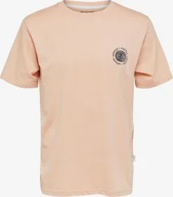Selected Homme T-shirts Shirt Heren Rosa