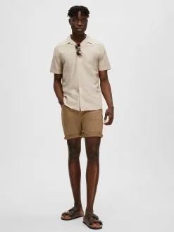 Selected Homme Denim Shorts Regular Broek Luke Heren Donkerbeige -Selected Homme Groot Warenhuis 52bad8daaf8cd478bf48cfc577a0ecd3