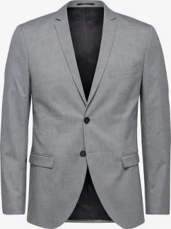 Selected Homme Blazers Slim Fit Colbert Heren Grijs