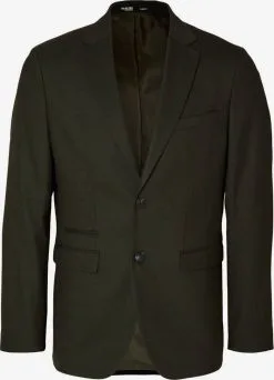 Selected Homme Blazers Slim Fit Colbert Heren Groen