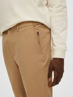 Selected Homme Pantalons Slimfit Broek Heren Beige -Selected Homme Groot Warenhuis 56b4ac4fb116f7b5d27f0d26c83b82fa