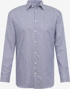 Selected Homme Casual Overhemden Slim Fit Overhemd Ethan Heren Navy / Wit