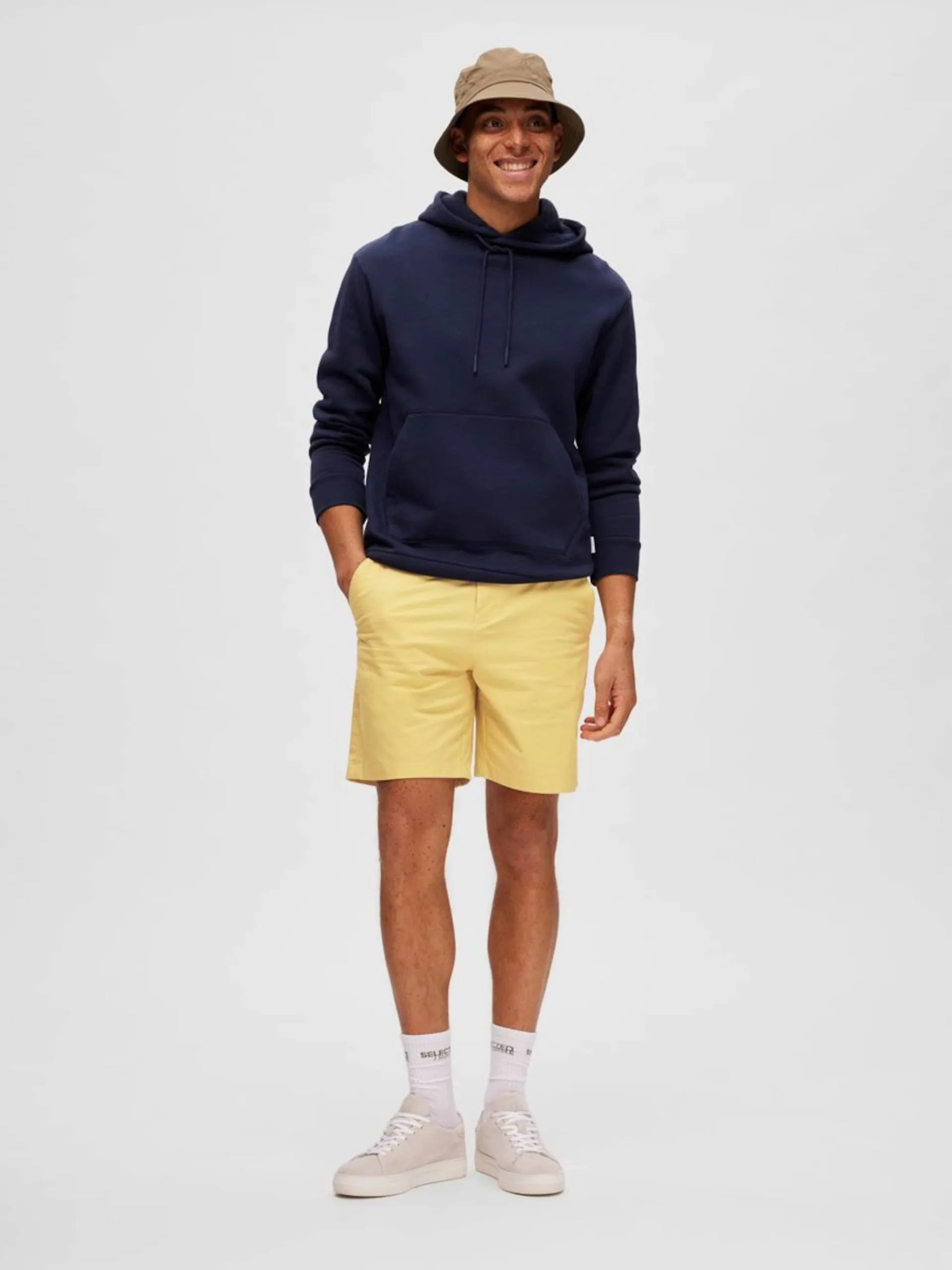 Selected Homme Chino Shorts Regular Chino Heren Geel 6 Selected Homme Chino Shorts Regular Chino Heren Geel - Afbeelding 4