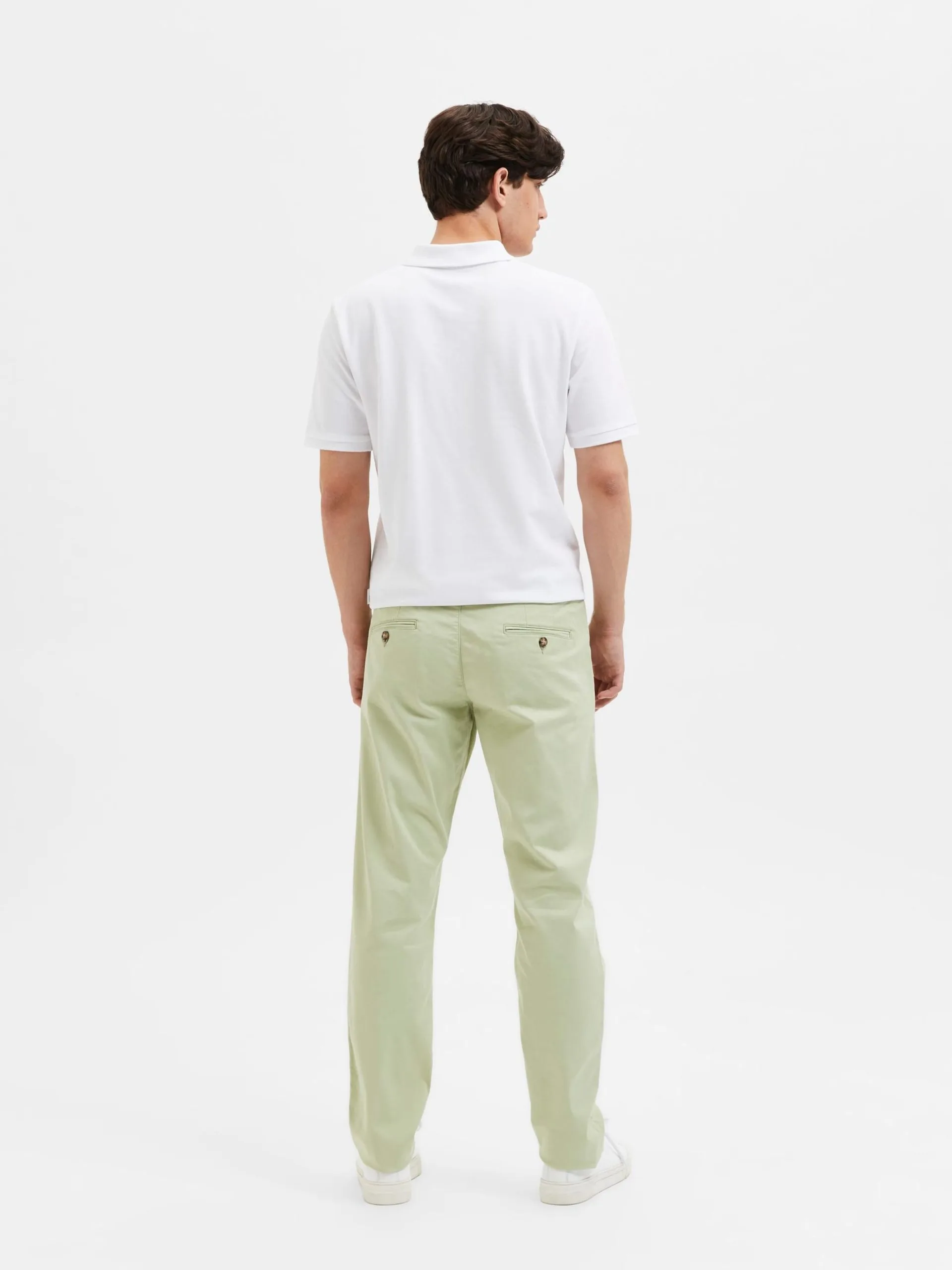 Selected Homme Chinos Slimfit Chino Miles Heren Appel 7 Selected Homme Chinos Slimfit Chino Miles Heren Appel - Afbeelding 5