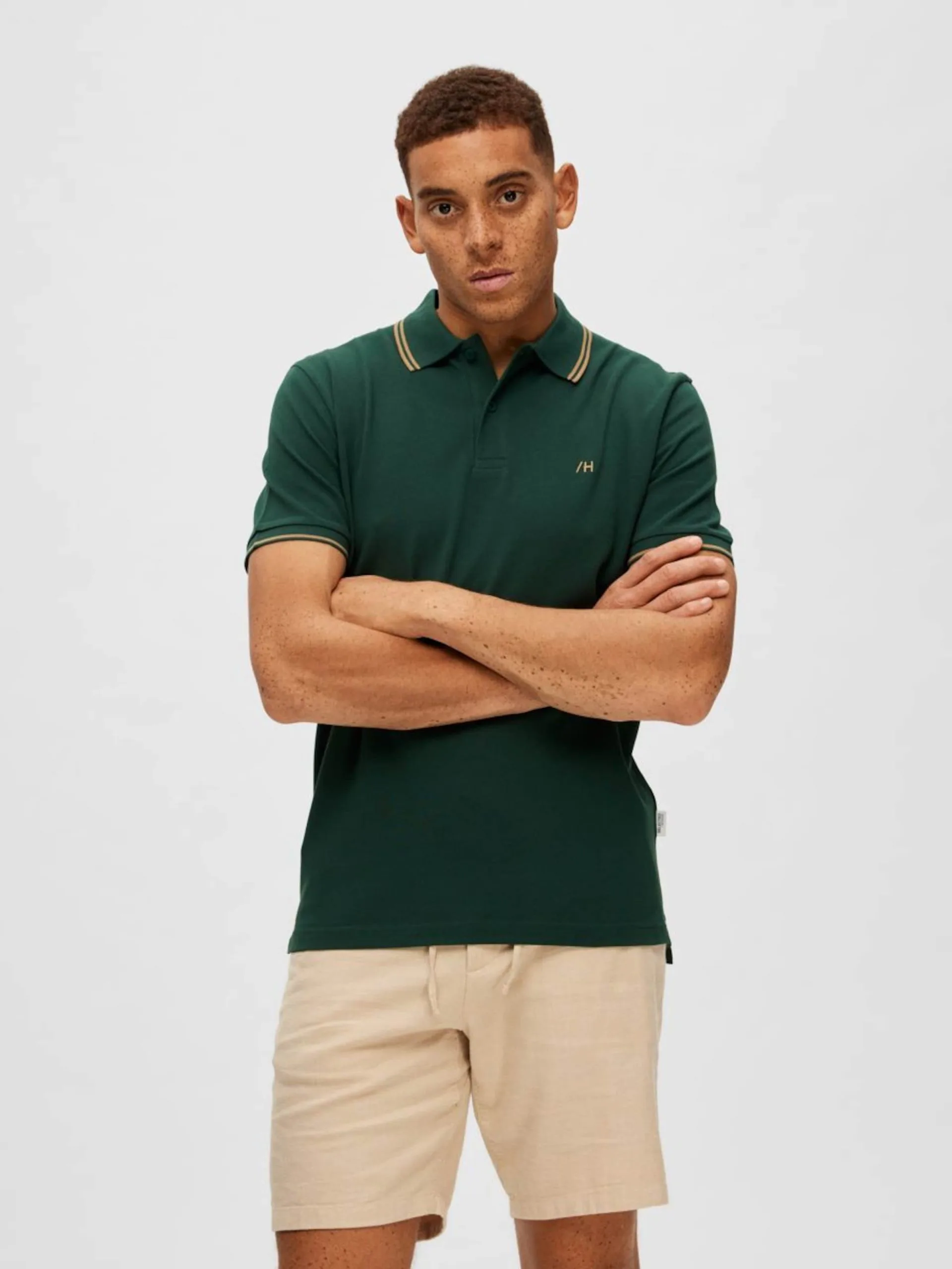 Selected Homme Polos Shirt Dante Heren Spar 4 Selected Homme Polos Shirt Dante Heren Spar - Afbeelding 2