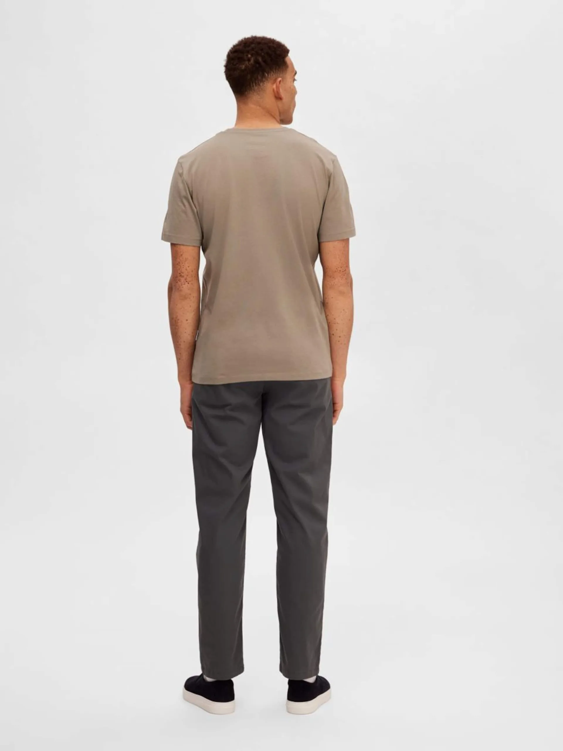 Selected Homme T-shirts Shirt Aspen Heren Bruin 5 Selected Homme T-shirts Shirt Aspen Heren Bruin - Afbeelding 3