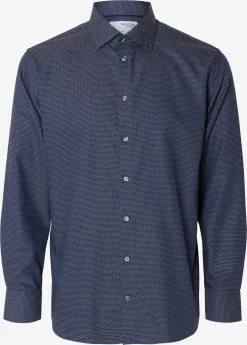 Selected Homme Casual Overhemden Regular Fit Overhemd DUKE Heren Navy