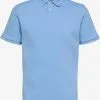 Selected Homme Polos Shirt Walter Heren Lichtblauw
