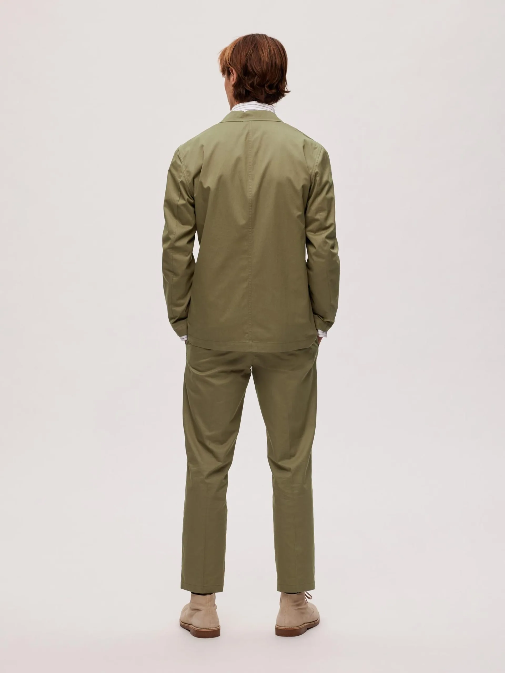 Selected Homme Blazers Regular Fit Colbert LOIK Heren Olijfgroen 5 Selected Homme Blazers Regular Fit Colbert LOIK Heren Olijfgroen - Afbeelding 3