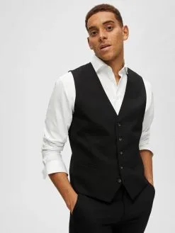 Selected Homme Gilets Gilet Heren Zwart 12 Selected Homme Gilets Gilet Heren Zwart -Selected Homme Groot Warenhuis 6031015fb80d26a034304525fea58997