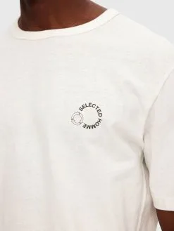 Selected Homme T-shirts Shirt Heren Offwhite -Selected Homme Groot Warenhuis 620c8b0071d312e01082f89955056850