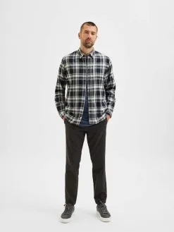 Selected Homme Geruite Overhemden Slim Fit Overhemd Heren Zwart -Selected Homme Groot Warenhuis 6613a39ea158fd9e07011e44253b015f