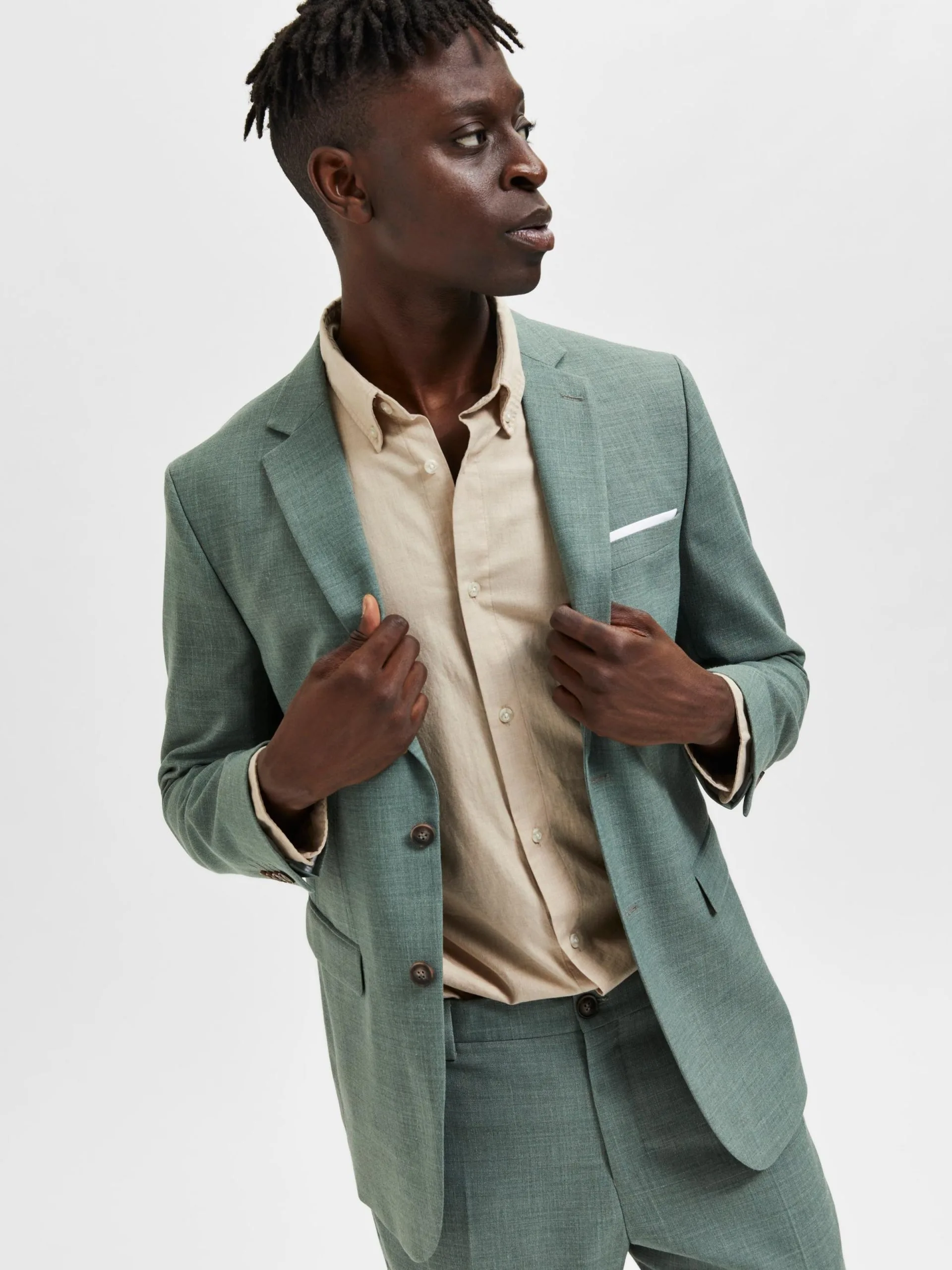 Selected Homme Casual Overhemden Regular Fit Overhemd Theo Heren Beige 6 Selected Homme Casual Overhemden Regular Fit Overhemd Theo Heren Beige - Afbeelding 4