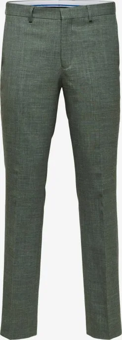 Selected Homme Pantalons Slimfit Pantalon Oasis Heren Donkergroen