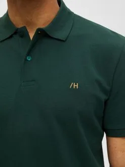 Selected Homme Polos Shirt Dante Heren Donkergroen -Selected Homme Groot Warenhuis 6c191884f0ff799a9a06ddb7305656ca