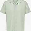 Selected Homme Casual Overhemden Regular Fit Overhemd REGAIR Heren Pastelgroen