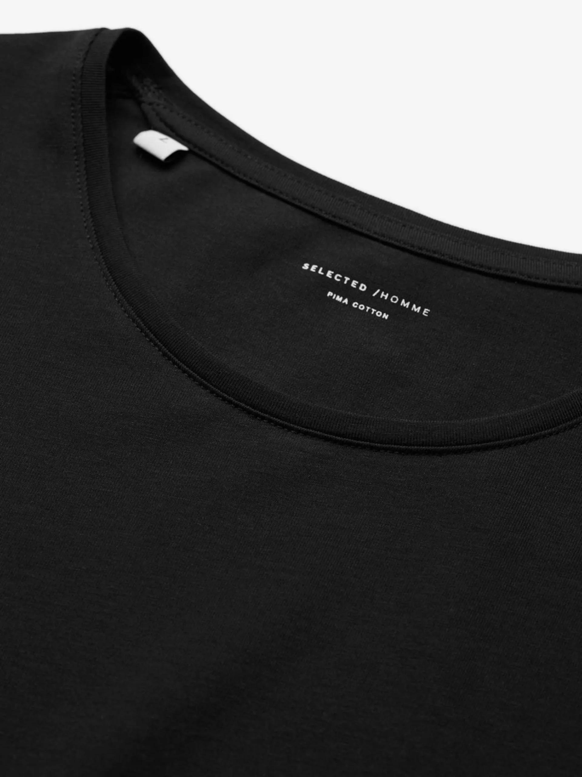 Selected Homme T-shirts Shirt Heren Zwart 8 Selected Homme T-shirts Shirt Heren Zwart - Afbeelding 6