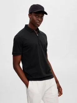 Selected Homme Polos Shirt Fave Heren Zwart -Selected Homme Groot Warenhuis 6eae76c39079bdf86bcb7bc1f1ebe49a