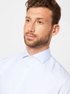 Selected Homme Zakelijke Overhemden Slim Fit Zakelijk Overhemd Ethan Heren Lichtblauw -Selected Homme Groot Warenhuis 6f917dafd9238c64c6c0a59a35cb90e5