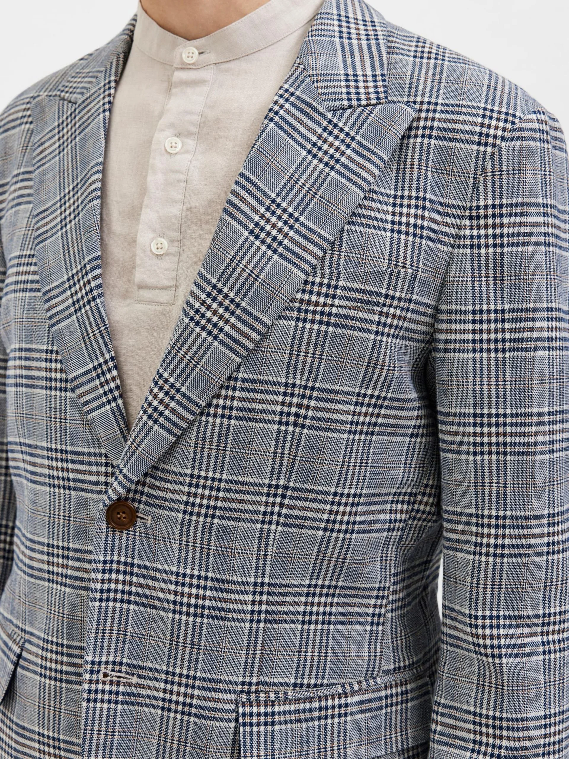 Selected Homme Blazers Regular Fit Colbert Noah Heren Grijs 8 Selected Homme Blazers Regular Fit Colbert Noah Heren Grijs - Afbeelding 6