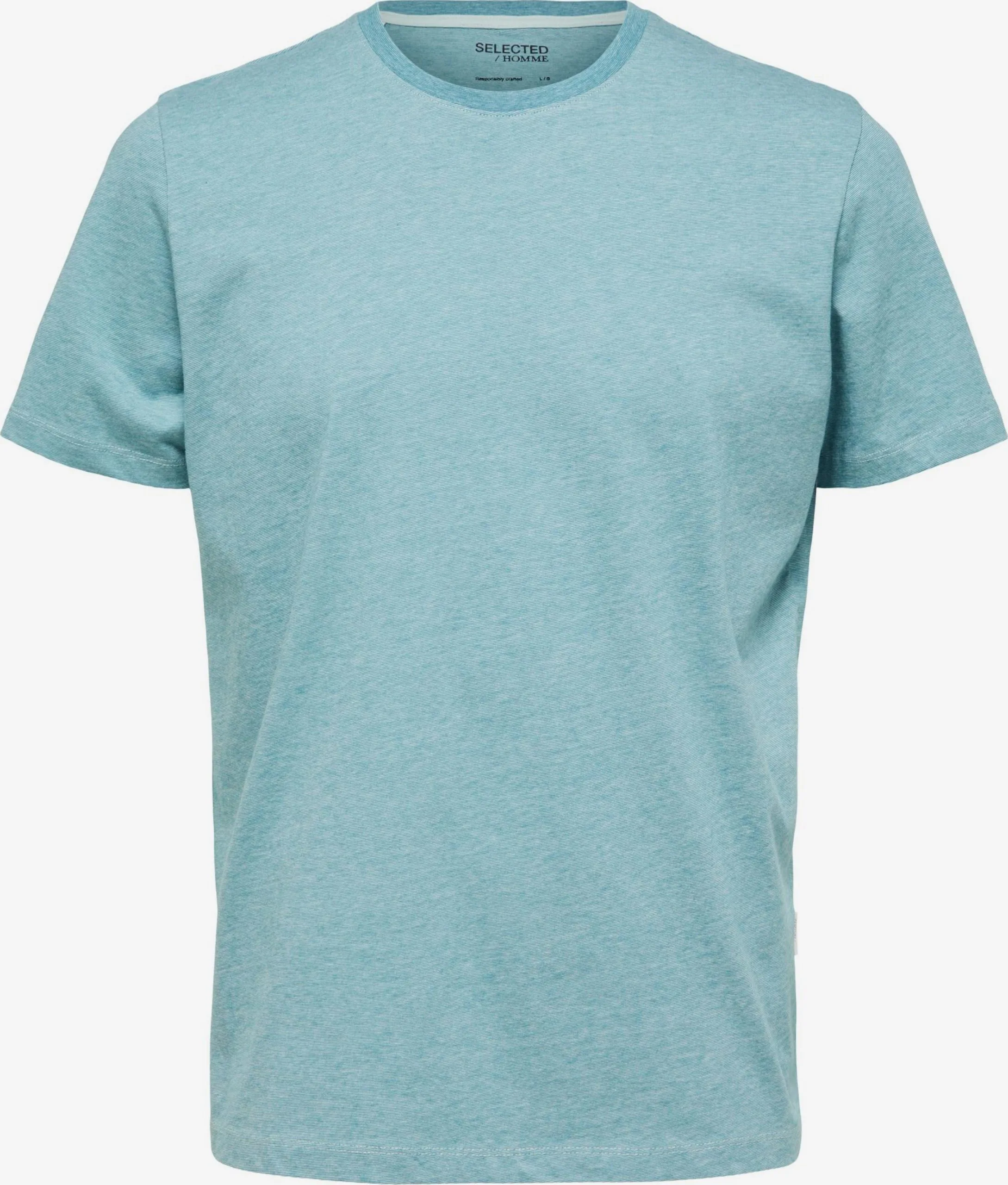 Selected Homme T-shirts Shirt Aspen Heren Mintgroen 3 Selected Homme T-shirts Shirt Aspen Heren Mintgroen